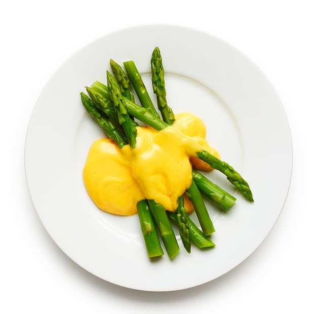 Smooth and creamy: hollandaise is perfect with this season's asparagus.