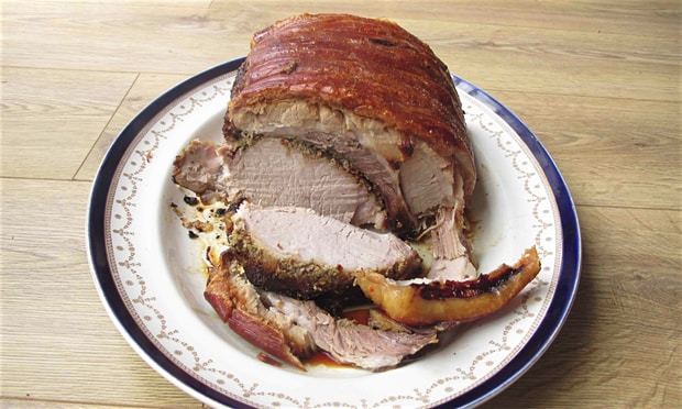 The perfect porchetta. Photograph: Felicity Cloake for the Guardian