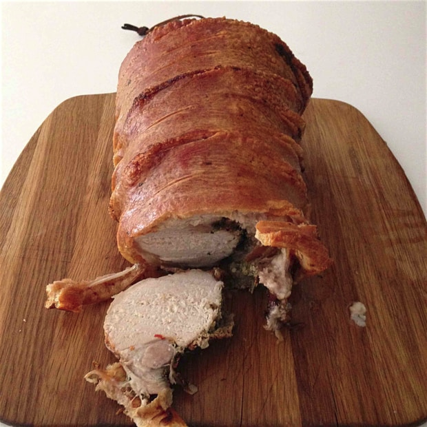 Rachel Roddy's porchetta.