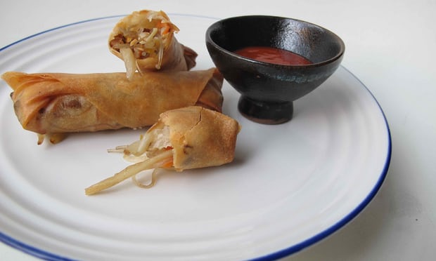 Spring rolls by Helen and Lisa Tse