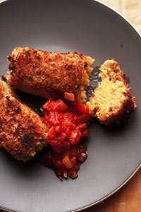 Parsnip and potato croquettes