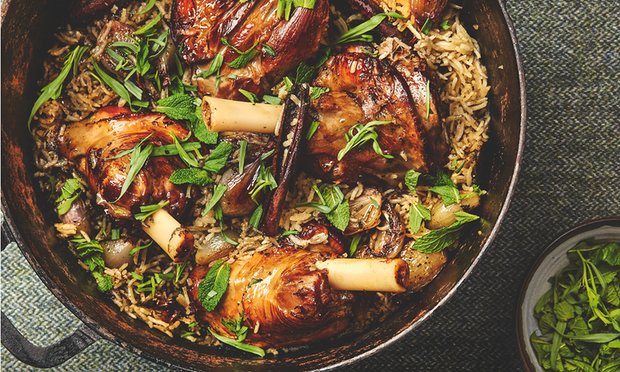 Yotam Ottolenghi's Greek lamb shanks